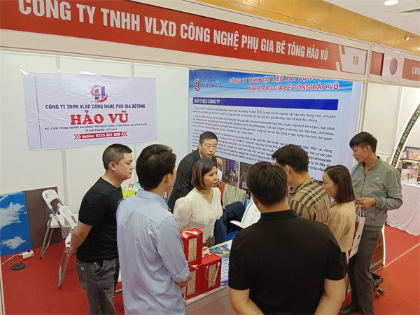 山东浩宇建材越南公司闪耀河内建材展，聚羧酸系高性能减水剂等多款产品引关注
