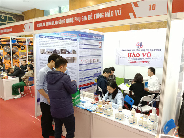 山东浩宇建材越南公司闪耀河内建材展，聚羧酸系高性能减水剂等多款产品引关注