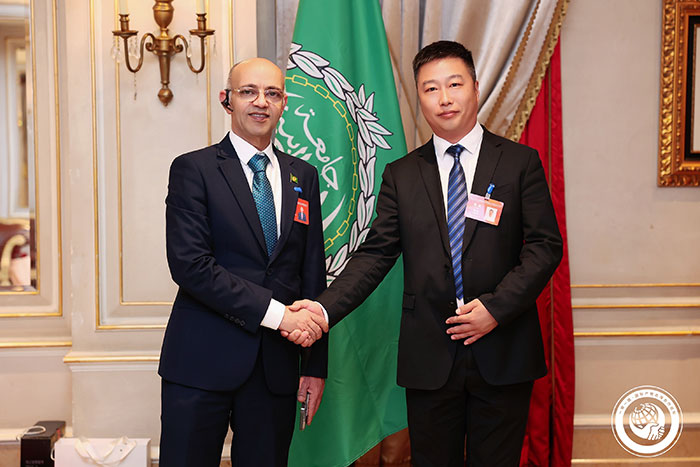 山东浩宇建材科技有限公司参加一路一带国际出海合作论坛，董事长张豹作为贵宾出席会议。